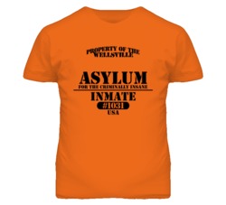Wellsville Kansas Insane Prison Halloween T Shirt