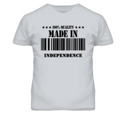 Independence Missouri Made In Born Sport Grey T Shirt