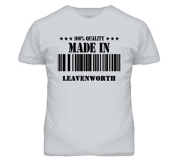 Leavenworth Kansas Made In Born Sport Grey T Shirt