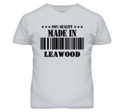 Leawood Kansas Made In Born Sport Grey T Shirt