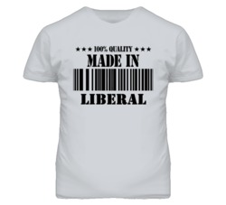 Liberal Kansas Made In Born Sport Grey T Shirt