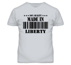 Liberty Missouri Made In Born Sport Grey T Shirt