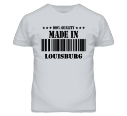 Louisburg Kansas Made In Born Sport Grey T Shirt