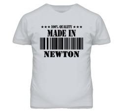 Newton Kansas Made In Born Sport Grey T Shirt