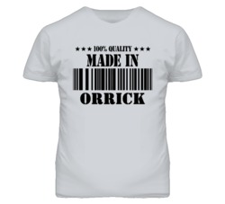 Orrick Missouri Made In Born Sport Grey T Shirt