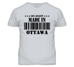 Ottawa Kansas Made In Born Sport Grey T Shirt