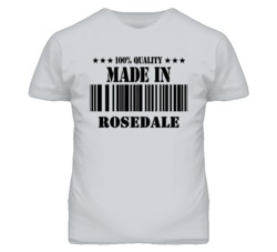 Rosedale Kansas Made In Born Sport Grey T Shirt
