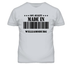 Williamsburg Kansas Made In Born Sport Grey T Shirt
