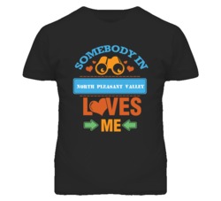 North Pleasant Valley Missouri Somebody Loves Me Heart Grandma T Shirt