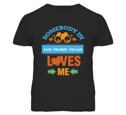 East Prairie Village Kansas Somebody Loves Me Heart Grandma T Shirt