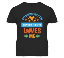 Benton Curve Kansas Somebody Loves Me Heart Grandma T Shirt