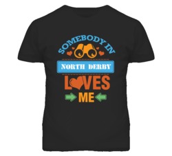 North Derby Kansas Somebody Loves Me Heart Grandma T Shirt