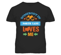 North Lane Kansas Somebody Loves Me Heart Grandma T Shirt
