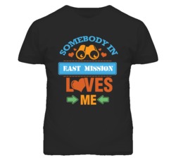 East Mission Kansas Somebody Loves Me Heart Grandma T Shirt