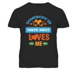North Sibley Missouri Somebody Loves Me Heart Grandma T Shirt