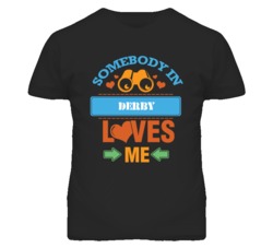 Derby Kansas Somebody Loves Me Heart Grandma T Shirt