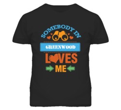 Greenwood Missouri Somebody Loves Me Heart Grandma T Shirt