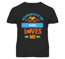 Oaks Missouri Somebody Loves Me Heart Grandma T Shirt