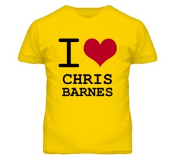 Chris Barnes Kansas Sports I Love Heart T Shirt