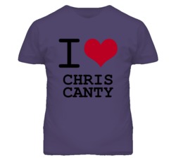 Chris Canty Kansas Sports I Love Heart T Shirt