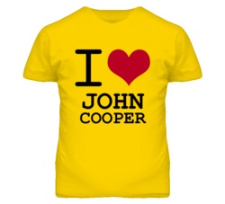 John Cooper Kansas Sports I Love Heart T Shirt