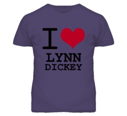 Lynn Dickey Kansas Sports I Love Heart T Shirt