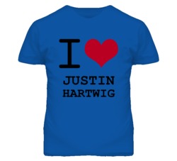 Justin Hartwig Kansas Sports I Love Heart T Shirt