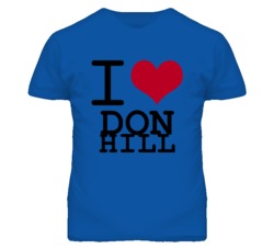 Don Hill Kansas Sports I Love Heart T Shirt