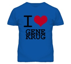 Gene Krug Kansas Sports I Love Heart T Shirt