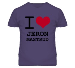 Jeron Mastrud Kansas Sports I Love Heart T Shirt
