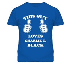 Charlie T Black Black Kansas Sports This Guy Loves T Shirt