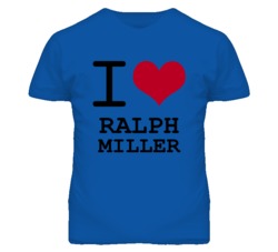 Ralph Miller Kansas Sports I Love Heart T Shirt