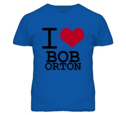 Bob Orton Kansas Sports I Love Heart T Shirt