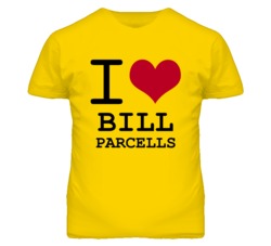 Bill Parcells Kansas Sports I Love Heart T Shirt