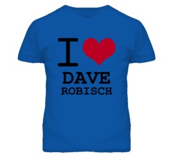 Dave Robisch Kansas Sports I Love Heart T Shirt