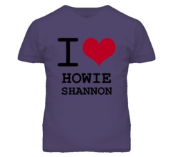 Howie Shannon Kansas Sports I Love Heart T Shirt