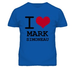 Mark Simoneau Kansas Sports I Love Heart T Shirt
