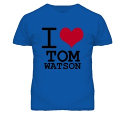 Tom Watson Kansas Sports I Love Heart T Shirt