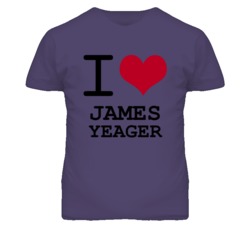 James Yeager Kansas Sports I Love Heart T Shirt