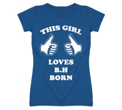 BH Born Born Kansas Sports This Girl Loves T Shirt