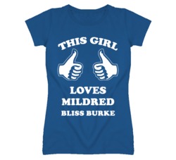 Mildred Bliss Burke Kansas Sports This Girl Loves T Shirt