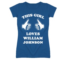 William Skinny Johnson Kansas Sports This Girl Loves T Shirt