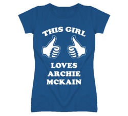 Archie Hap Mckain Kansas Sports This Girl Loves T Shirt