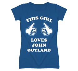John H Outland Kansas Sports This Girl Loves T Shirt