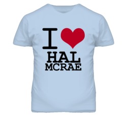 Hal Mcrae Kansas Sports I Love Heart T Shirt