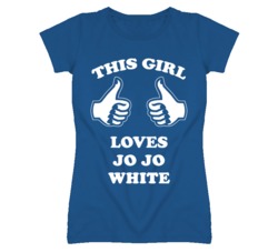 Jo Jo White White Kansas Sports This Girl Loves T Shirt