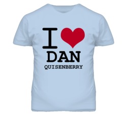 Dan Quisenberry Kansas Sports I Love Heart T Shirt