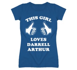 Darrell Arthur Kansas Sports This Girl Loves T Shirt