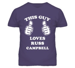 Russ Campbell Kansas Sports This Guy Loves T Shirt