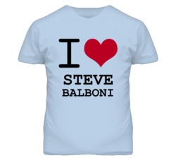 Steve Balboni Kansas Sports I Love Heart T Shirt